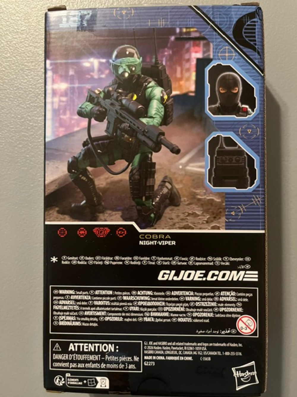 G.I. Joe Classified Series Cobra Night-Viper Action Figure